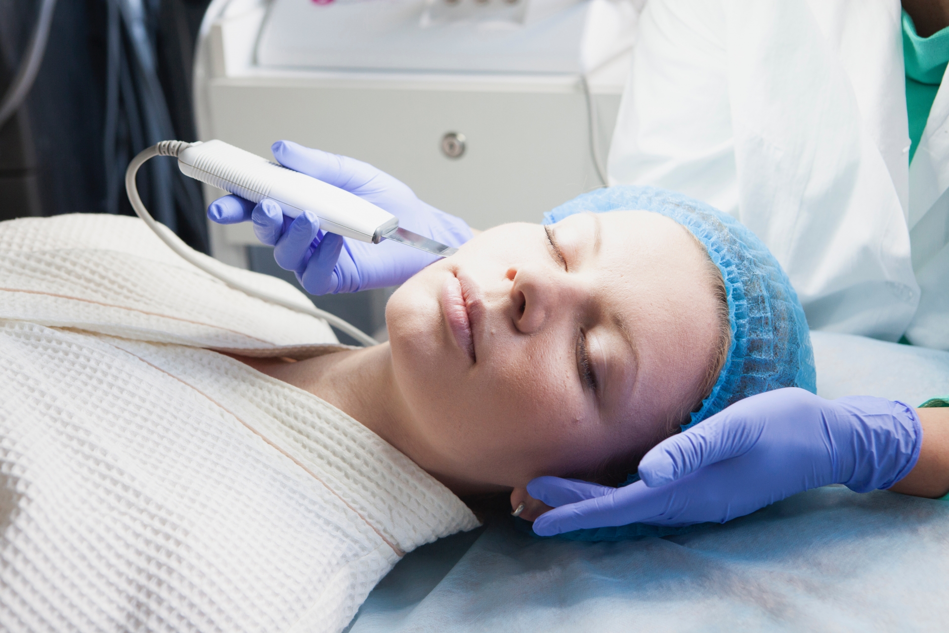 ピーリングしてもらう人